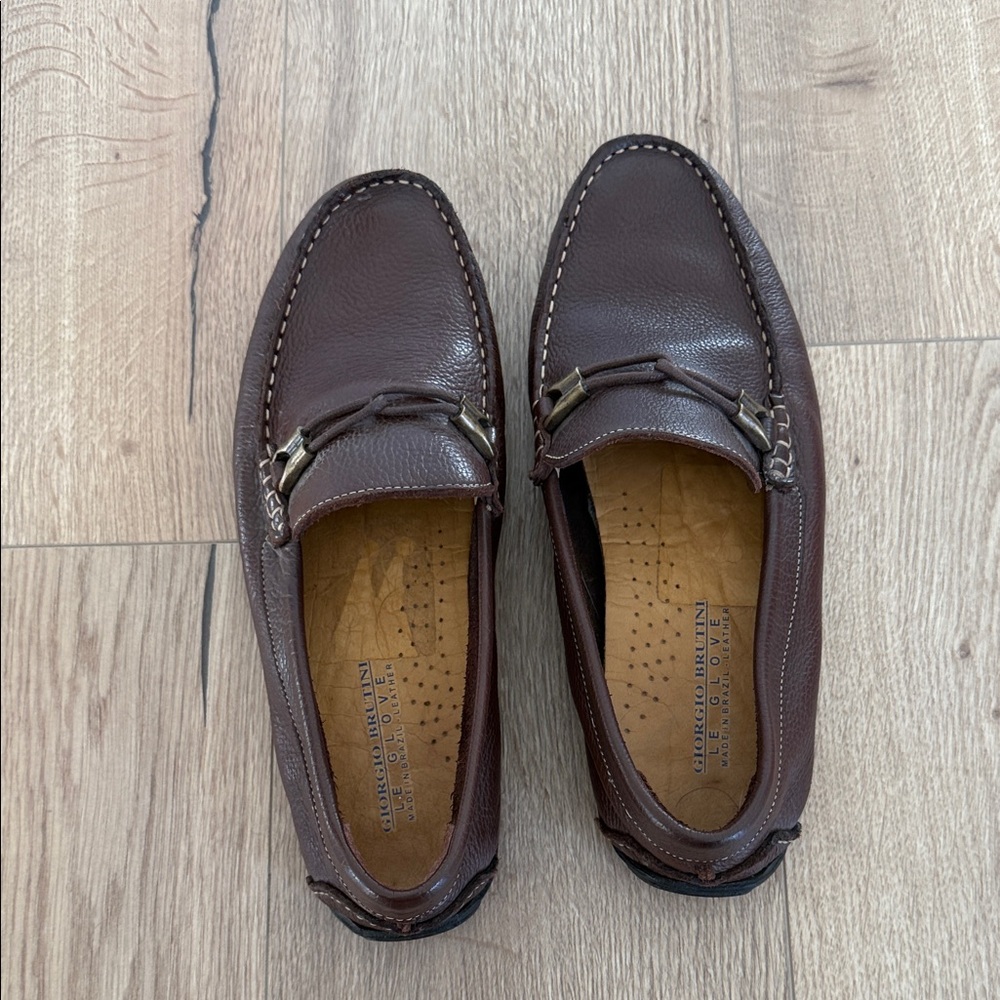 New without tags - Giorgio Brutini Men's Brown Slip-On Loafers